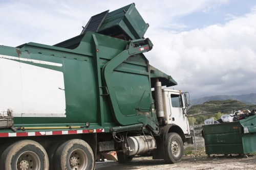 Eco-friendly disposal and recycling process in action